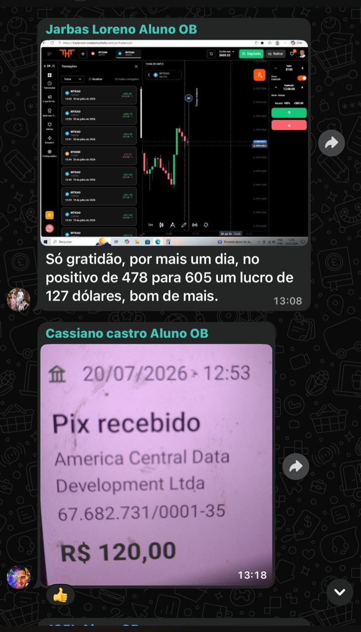 Depoimento de aluno da comunidade 7